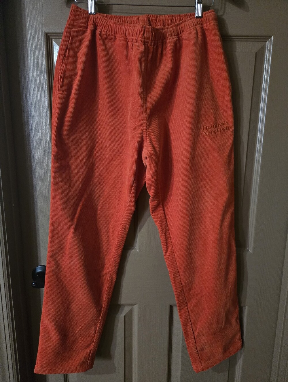 OVO Corduroy Elastic-Waist Pants
